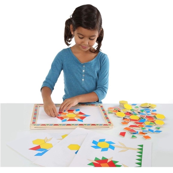 Melissa & Doug Magnetic Pattern Block Kit - Picture 6 of 7